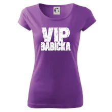 VIP babička černá grunge typografie