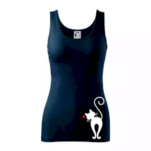 Zamilovaná kočka zezadu