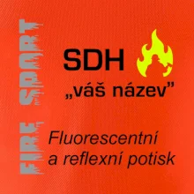 SDH Váš název - FLUO + Reflexní potisk SDH Váš název - FLUO + Reflexní potisk