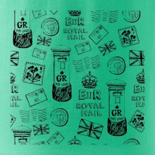 Britská pošta ikony