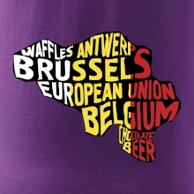 Mapy - názvy měst - Belgie