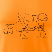 Kitebell posilování jedním tahem