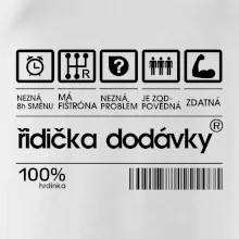 Čárový kód - řidička dodávky