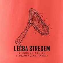 Léčba stresem rozmlácená raketa