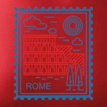 Řím známka jednoduchá