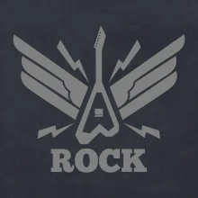 Rocková kytara křídla