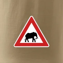 Dopravní značka - Pozor slon