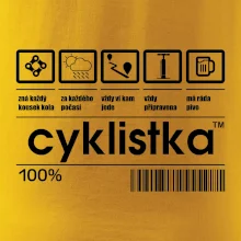 Čárový kód - Cyklistka
