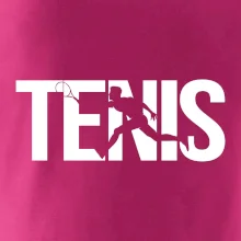 Tenis nápis silueta