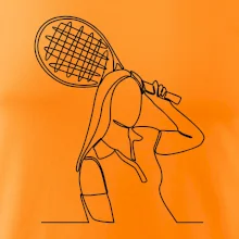 Tenistka  jednim tahem