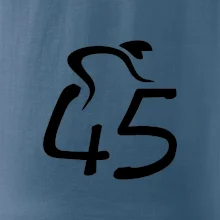 Cyklista slaví pětačtyřicítku (45)