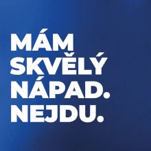 MÁM SKVĚLÝ NÁPAD. NEJDU.