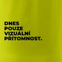 DNES POUZE VIZUÁLNÍ PŘÍTOMNOST.