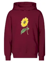 Slunečnice otočená