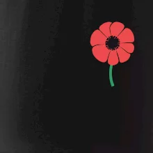 Vlčí mák ikonka na prsu