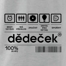 Čárový kód dědeček Čárový kód dědeček