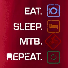 Eat sleep MTB repeat