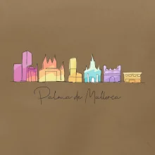 Mallorca - Siluety památek - barevné