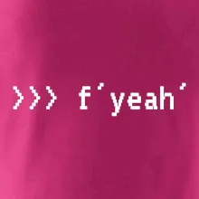Python  f yeah