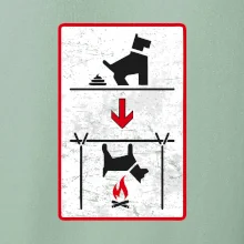 Tričko pro odpůrce sraní na chodníku