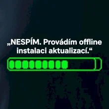 NESPÍM. Provádím offline instalaci aktualizací