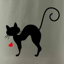 Zamilovaná kočka prohnutá