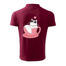 Hustá kočka v hrníčku