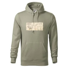 Mapa Báňské dráhy z Moravské Ostravy do Doubravy