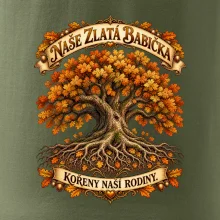 Naše zlatá babička kořeny naší rodiny dub