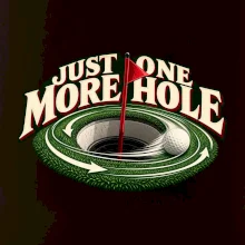 Just one more hole golfový green