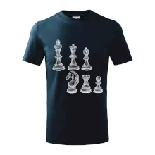 Šachové figurky kreslené