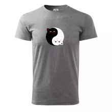 Kočky jin jang barevné