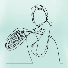 Tenista  jednim tahem