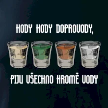 Hody hody doprovody, piju všechno kromě vody