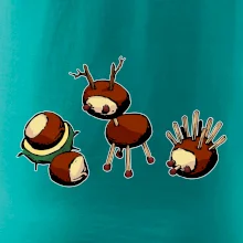 Kaštanová zvířátka - v řadě