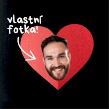 Vlastní fotka v srdci