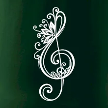 Houslový klíč kytky