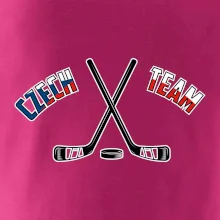 Czech team - hokejky a puk