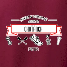 Jsem v pohodě jsem z ... (vlastní název a jméno)