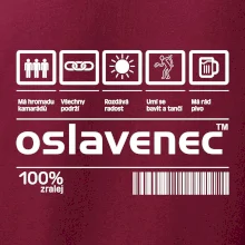 Čárový kód - Oslavenec