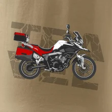 Cestovní enduro červená