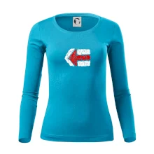 Párová turistická značka  červená