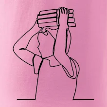 Student a kniha jedním tahem