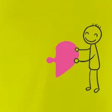 Párová trička puzzle postavička