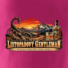Listopadový gentleman whisky a horský západ slunce
