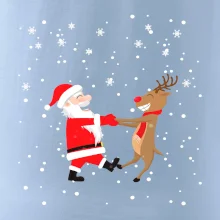 Tancující Santa a sob