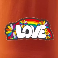 Love s duhou v pozadí