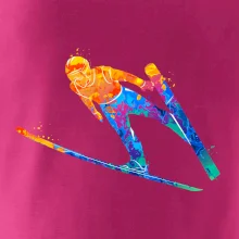 Skokan na lyžích splash