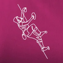 Lezecká stěna jedním tahem