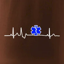 EKG rescue modrá hvězda